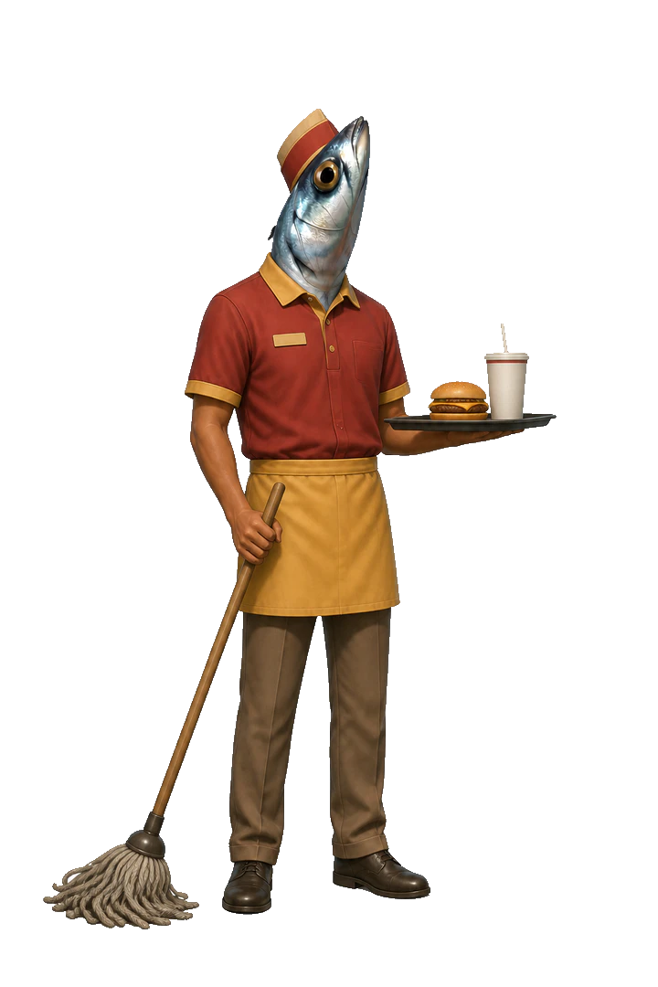 CLOCKED IN: Minimum wage. Maximum grease.